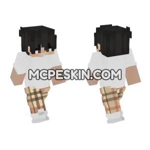 Burberry Check Outfit Minecraft Bedrock skin