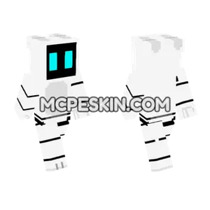 Byte Bunny Robot Minecraft Bedrock skin