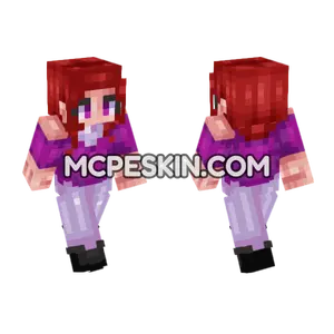 Cabaret Club Girl Minecraft Bedrock skin