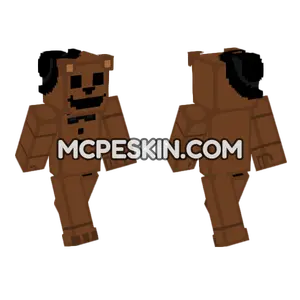 Cake Bear FNAF Minecraft Bedrock skin