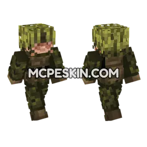 Canadian Army Soldier V5 Minecraft Bedrock skin