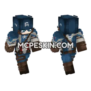 Captain America Skin Minecraft Bedrock skin