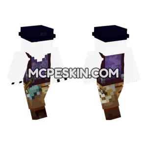 Captain Multe QSMP Minecraft Bedrock skin