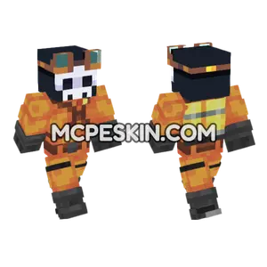 Captain Skull Minecraft Bedrock skin