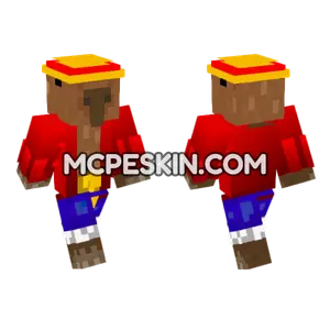Capybara Skin Minecraft Bedrock skin