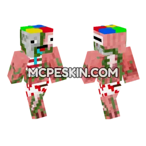 Casual Pigman Minecraft Bedrock skin