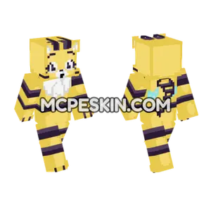 Cat Bee Minecraft Bedrock skin