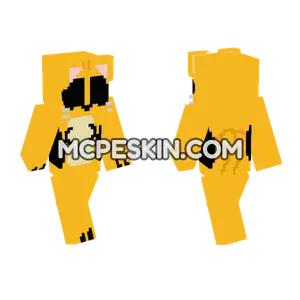 Cat Emoji Female Version Minecraft Bedrock skin