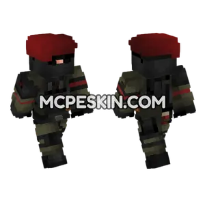 Chaos Insurgency Commando Minecraft Bedrock skin