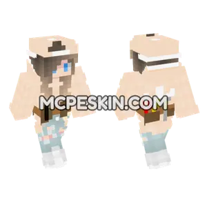 Cheewy Girl Minecraft Bedrock skin