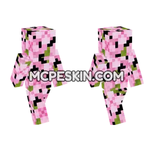 Cherry Leaves Outfit Minecraft Bedrock skin