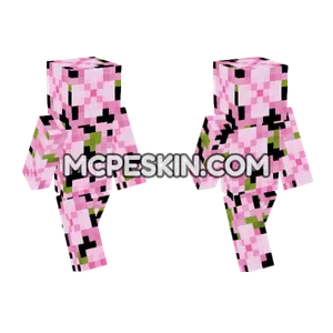 Cherry Leaves Outfit Minecraft Bedrock skin