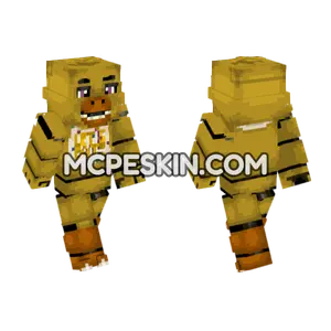 Chica The Chicken Minecraft Bedrock skin