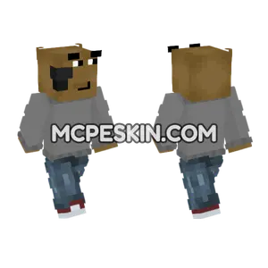 Chill Dog Minecraft Bedrock skin