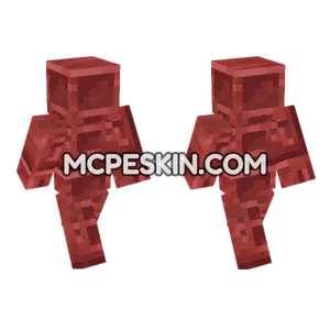 Chiseled Cinnabar Minecraft Bedrock skin