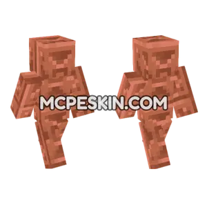 Chiseled Copper Minecraft Bedrock skin
