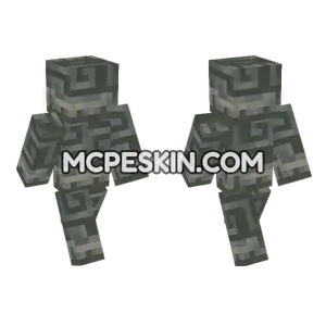 Chiseled Tuff Block Minecraft Bedrock skin