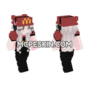 Chloe Anime Girl Minecraft Bedrock skin
