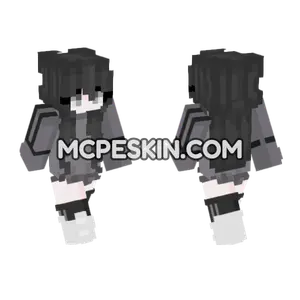 Chloe Grey Outfit Minecraft Bedrock skin