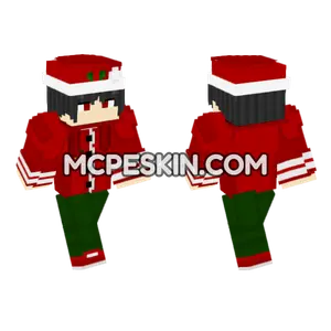 Christmas Bro Minecraft Bedrock skin