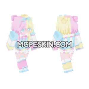 Cinnamoroll Candy Solid Minecraft Bedrock skin