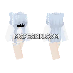 Cinnamoroll Headless Minecraft Bedrock skin