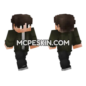 Civilian Skin V7 Minecraft Bedrock skin