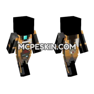Claptrap Skin Minecraft Bedrock skin