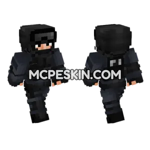 Classic Lapd Swat V2 Minecraft Bedrock skin