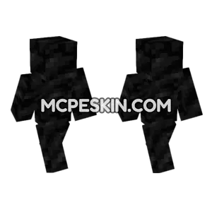 Coal Block Skin Minecraft Bedrock skin