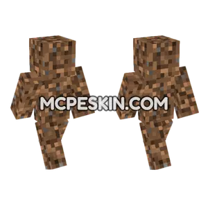 Coarse Dirt Skin Minecraft Bedrock skin