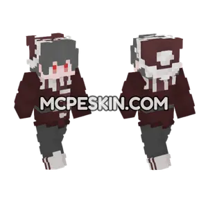 Cobalt Carnage Minecraft Bedrock skin