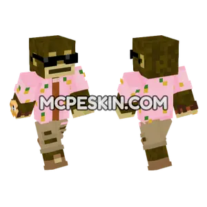Coinmonke Minecraft Bedrock skin