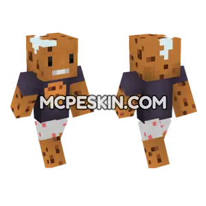 Cokie Cookie Outfit Minecraft Bedrock skin