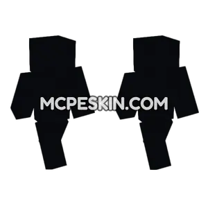 Concrete Black Minecraft Bedrock skin