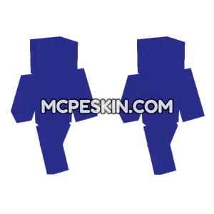 Concrete Blue Minecraft Bedrock skin