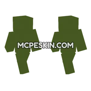 Concrete Green Minecraft Bedrock skin
