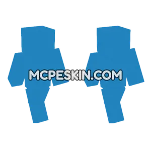 Concrete Light Blue Minecraft Bedrock skin
