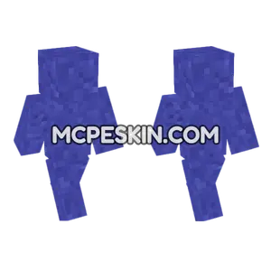 Concrete Powder Blue Minecraft Bedrock skin