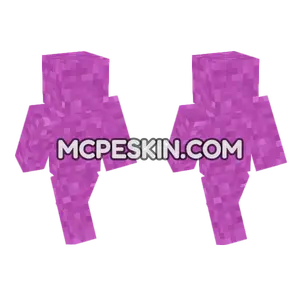Concrete Powder Magenta Minecraft Bedrock skin