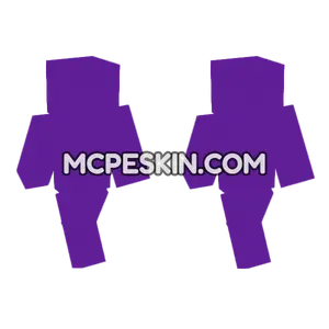 Concrete Purple Minecraft Bedrock skin