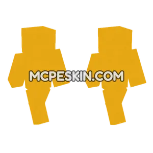 Concrete Yellow Minecraft Bedrock skin