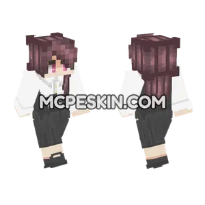Cool Gal Minecraft Bedrock skin