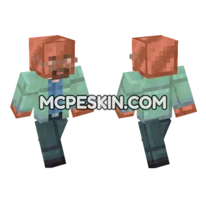Copper Golem Skin Minecraft Bedrock skin