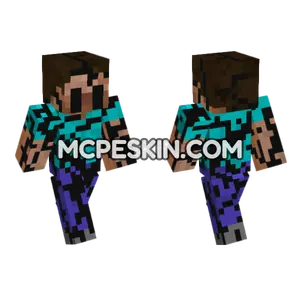 Corrupted Skin 2 Minecraft Bedrock skin