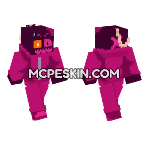 Corrupted Whitty Minecraft Bedrock skin