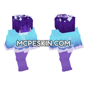Cosmo Christmas Outfit Minecraft Bedrock skin