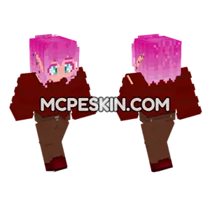 Cozy Red Elf Skin