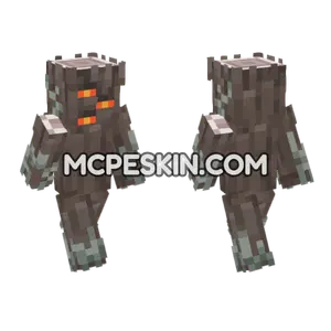 Creaking Stone Golem Minecraft Bedrock skin
