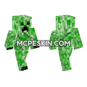 Creeper Man Minecraft Bedrock skin